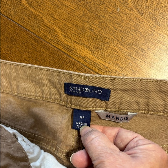 Bandolino Tan Chinos Straight Leg Pants - Picture 3 of 5